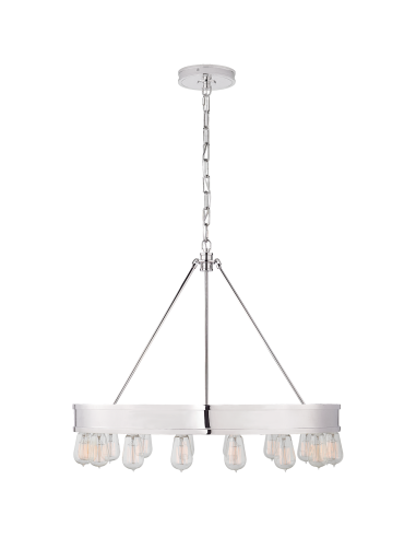 Chandelier Roark 30'' Nickel votre restaurant rapide dans 