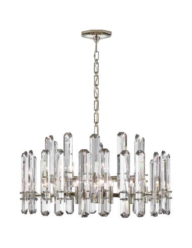 Chandelier Bonnington Large Nickel pas cher