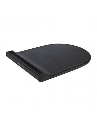 Tapis de souris Brennan Cuir Noir brillant des détails fins