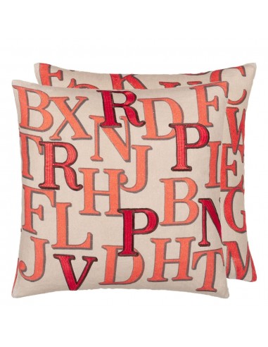 Coussin Alphabet Parchment Par le système avancé 