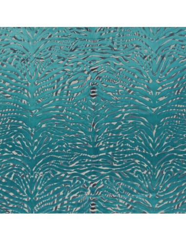 Tissu Soft Pantigre - Turquoise pas cheres