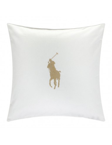 Coussin Blanc Pony Tanné Venez acheter