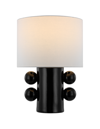 Lampe Tiglia basse Noire pas cher