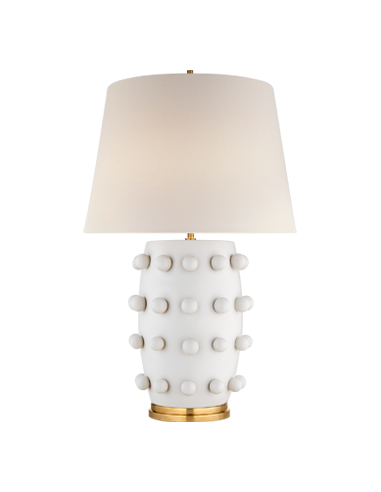 Lampe Linden Medium Plâtre Blanc Amélioration de cerveau avec