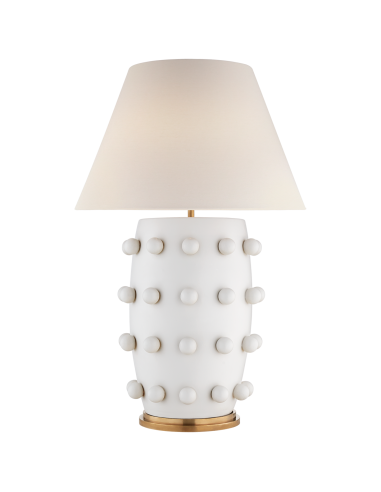 Lampe Linden Plâtre Blanc est présent 