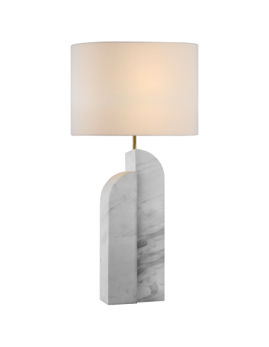 Lampe Savoye Gauche Marbre Blanc pas cher chine