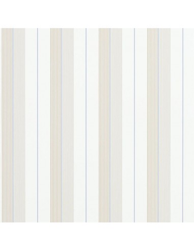 Papier Peint RL Aiden Stripe - Natural / Blue vente chaude votre 