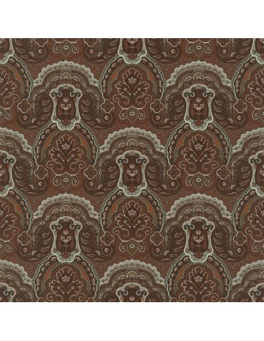 Papier Peint RL Crayford Paisley - Tobacco offre 