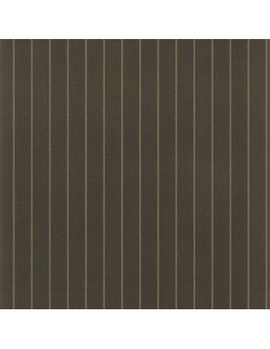 Papier Peint RL Langford Chalk Stripe Chocolate de votre