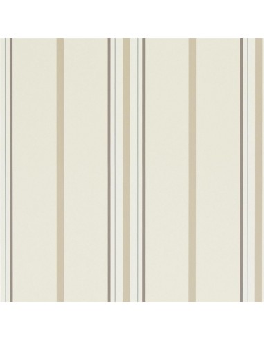 Papier Peint RL Marden Stripe - White/tan hantent personnes