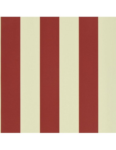 Papier Peint RL Spalding Stripe - Red / Sand En savoir plus