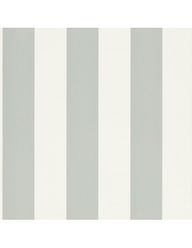 Papier Peint RL Spalding Stripe - White / Dove votre