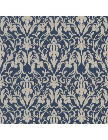 Papier Peint RL Speakeasy Damask Indigo suggérées chez