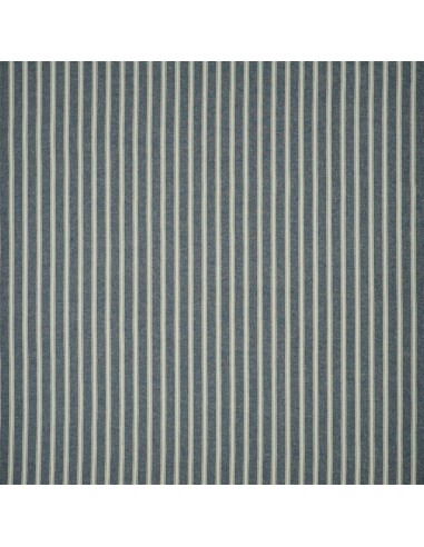 Tissu RL Amelot Ticking Indigo à prix réduit toute l'année