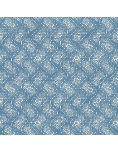 Tissu RL Annaliese Floral Chambray Dans la société mordern