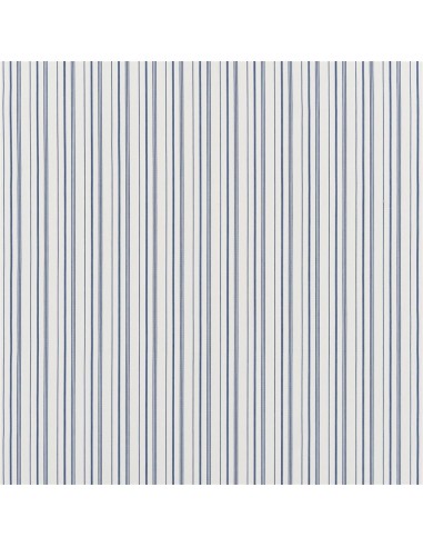 Tissu RL Annick Ticking Bleu En savoir plus