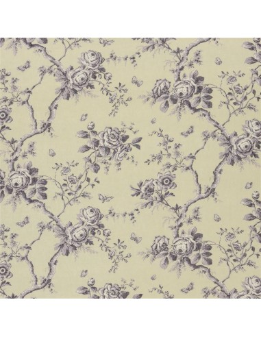 Tissu RL Ashfield Floral Voile - Vintage Purple Comparez et commandez 