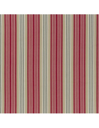 Tissu RL Claremont Ticking - Red/blue de pas cher