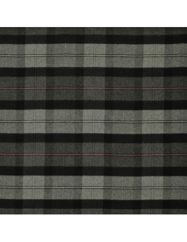 Tissu RL Coach Road Tartan Evening Grey les muscles