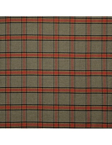 Tissu RL Collins Tartan Ancient Black français