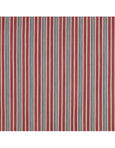 Tissu RL Colombier Stripe Antique Red livraison gratuite