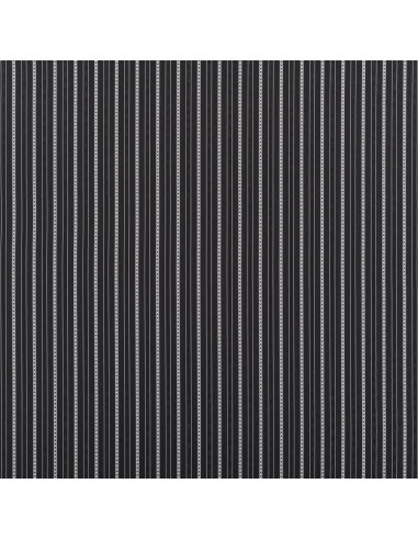 Tissu RL Crondall Stripe - Jet Black d'Europe débarque