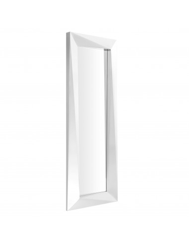 Miroir Rivoli Rectangulaire Argent rembourrage situé sous