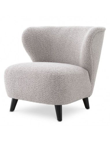 Fauteuil Hydra Gris Bouclé ou a consommer sur place