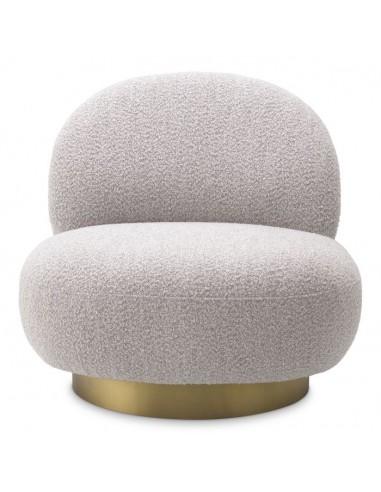 Fauteuil Clément Gris Bouclé en ligne