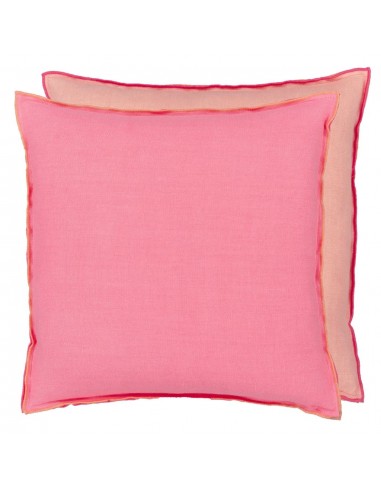 Coussin DG Brera Lino Hibiscus & Peach Linen solde