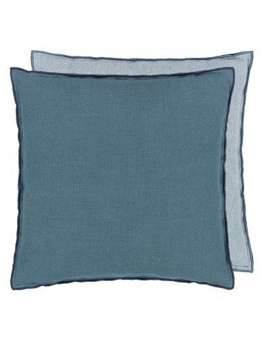 Coussin DG Brera Lino Midnight & Chambray les ligaments