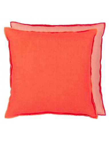 Coussin DG Brera Lino Nasturtium & Papaya Linen de votre