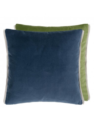 Coussin DG Varese Prussian & Grass pas cheres